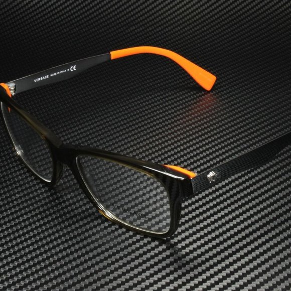 Versace Orange 55mm Men's Eyeglasses